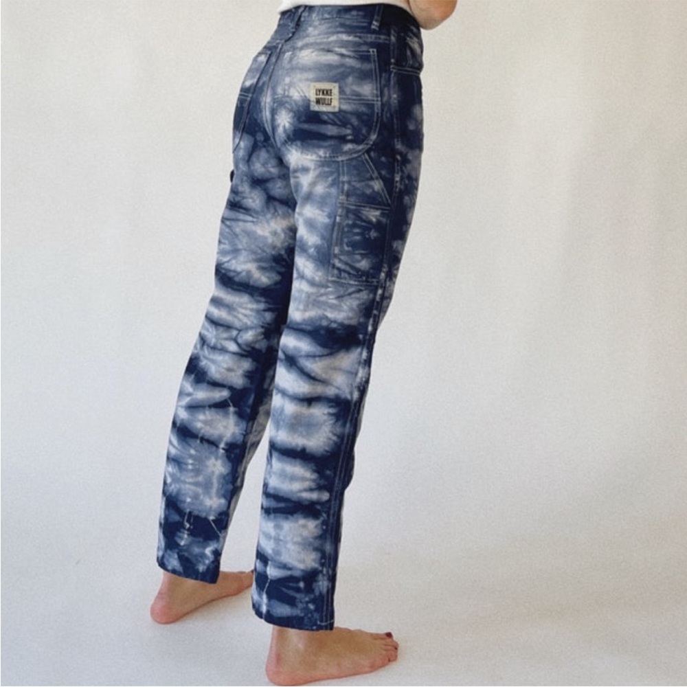 NEW Lykke wullf indigo dyed painter pants 00 - Picture 4 of 11